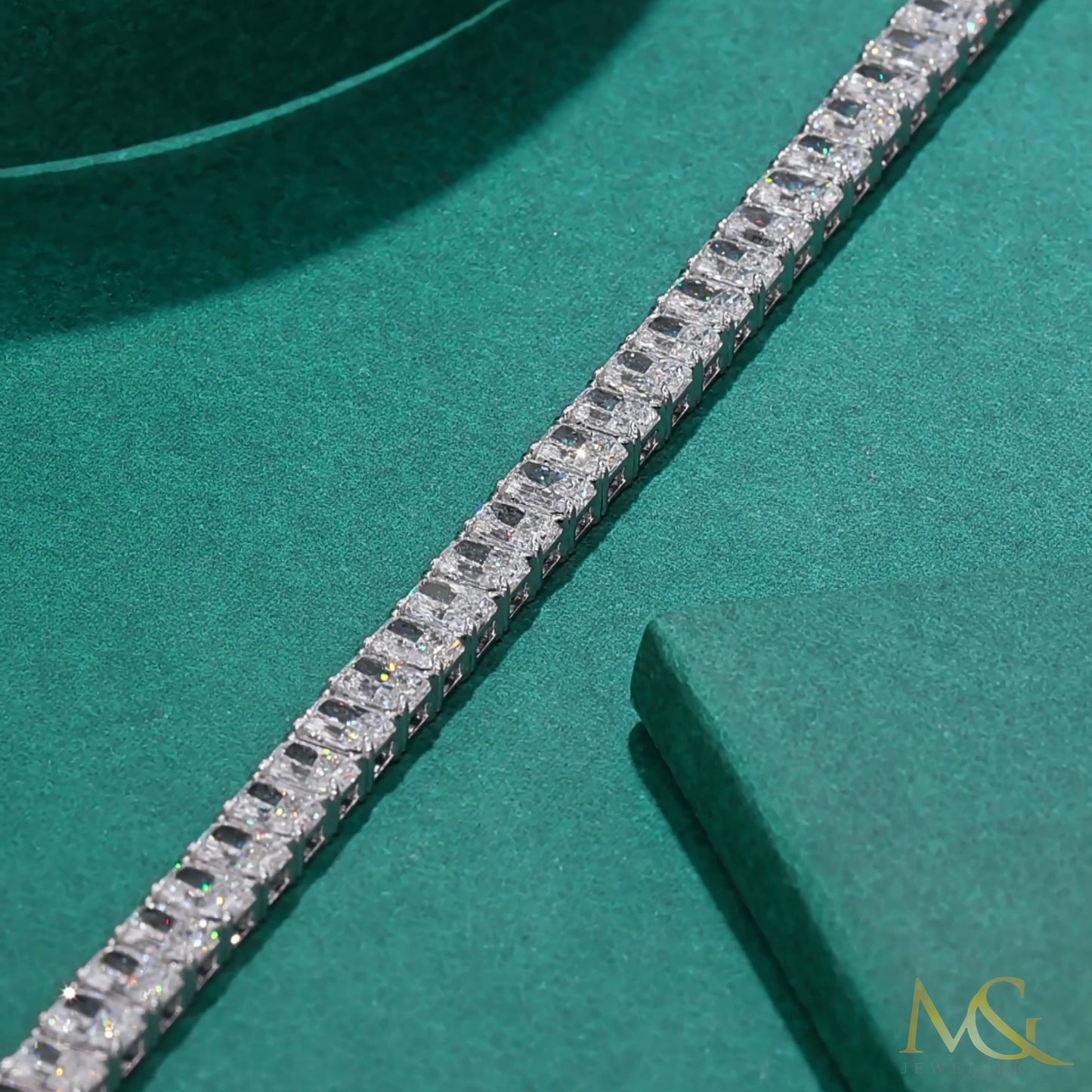 Lab-Grown Diamond Tennis Bracelet | B0732 | 14K White Gold