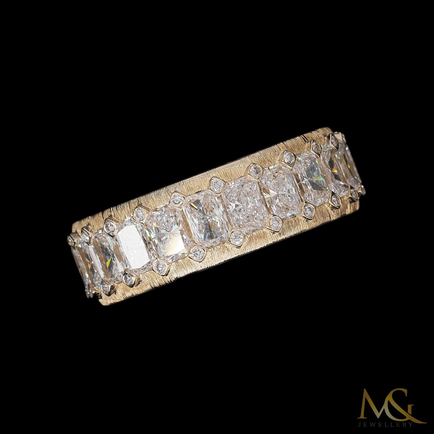 Men's Diamond Ring | R08069 | 14K Yellow Gold