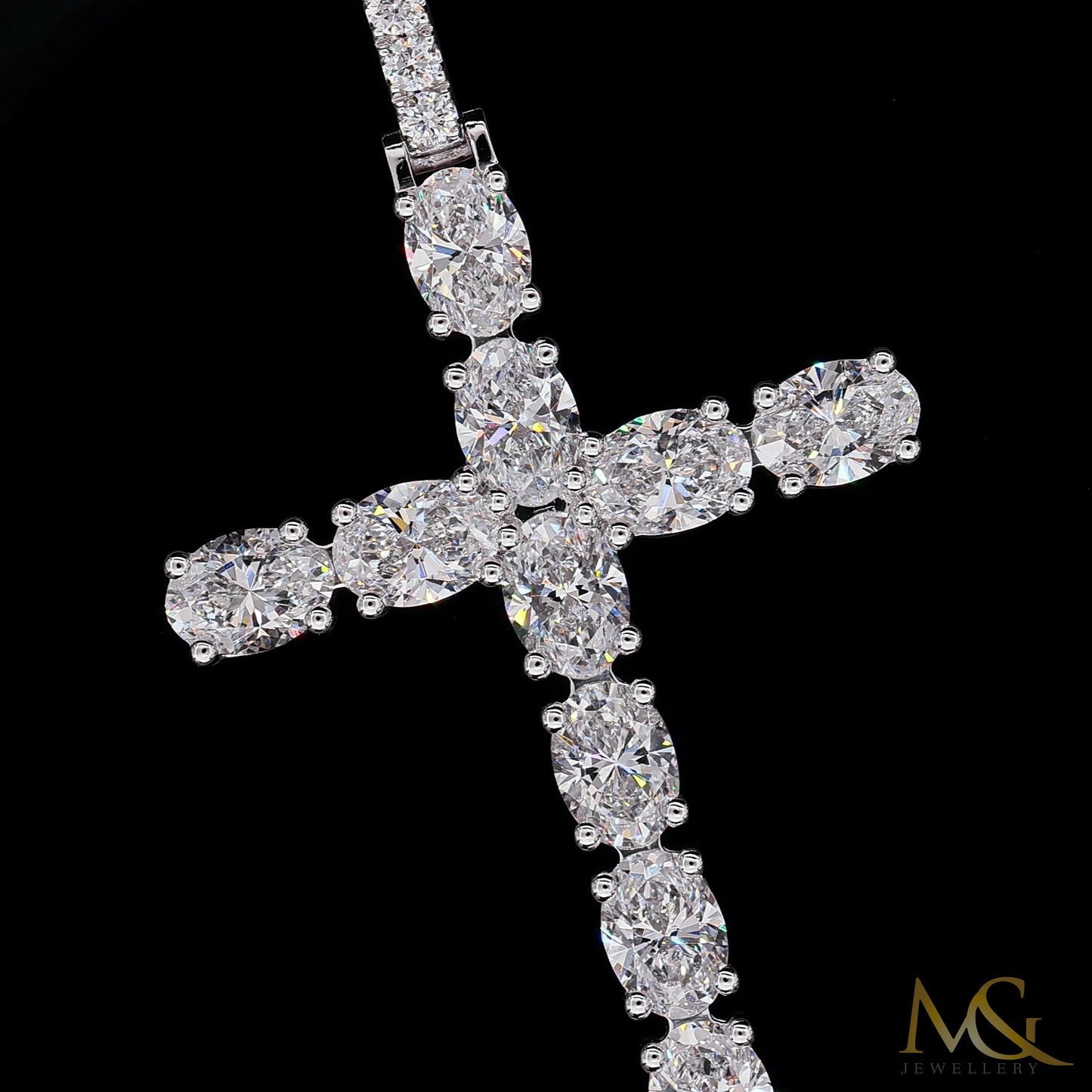 Diamond Cross Pendant P0795 - View 4
