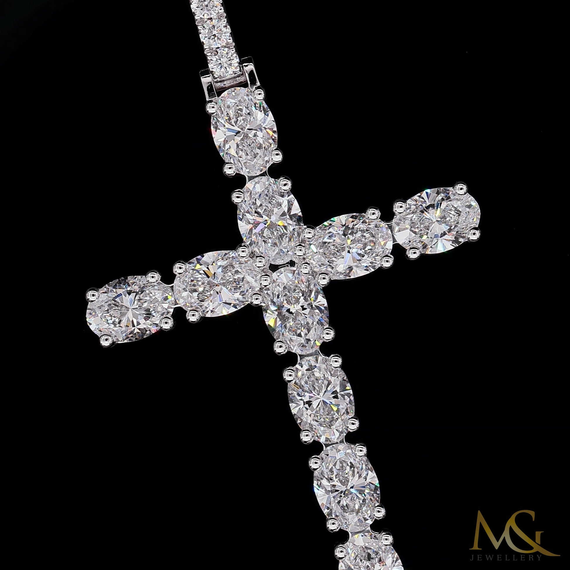 Diamond Cross Pendant P0795 - View 4