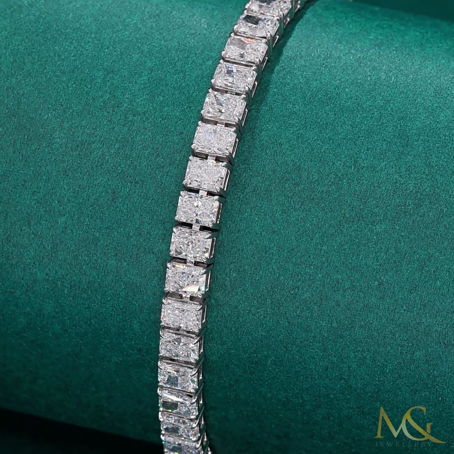Lab-Grown Diamond Tennis Bracelet | B0732 | 14K White Gold