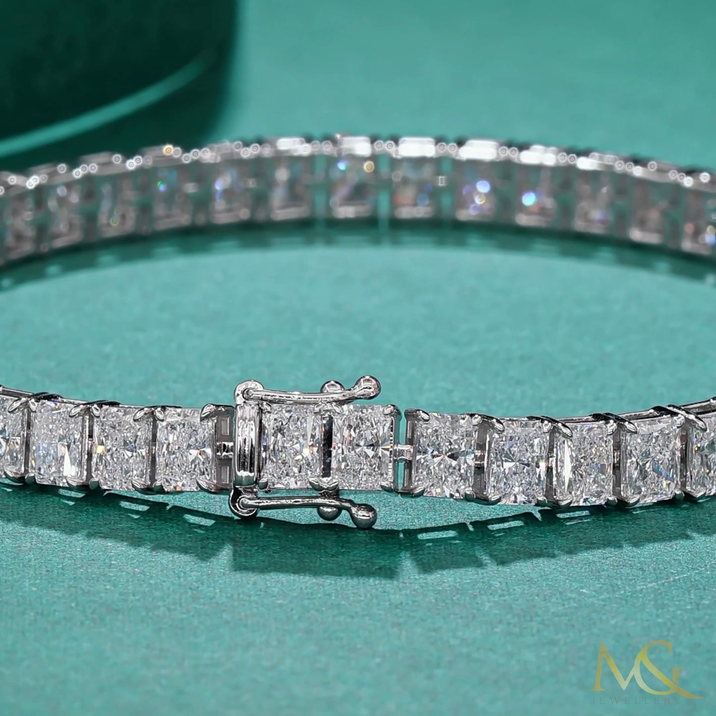 Lab-Grown Diamond Tennis Bracelet | B0732 | 14K White Gold