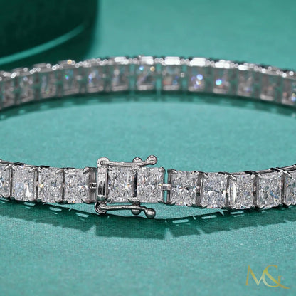Lab-Grown Diamond Tennis Bracelet | B0732 | 14K White Gold