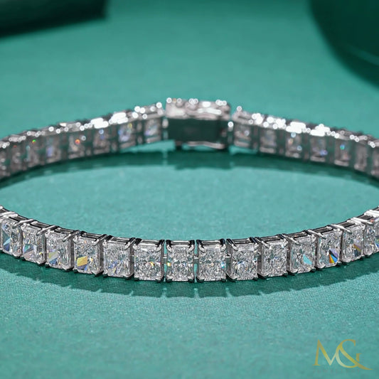 Lab-Grown Diamond Tennis Bracelet | B0732 | 14K White Gold