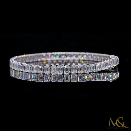 Lab-Grown Diamond Tennis Bracelet | B0731 | 14K White Gold