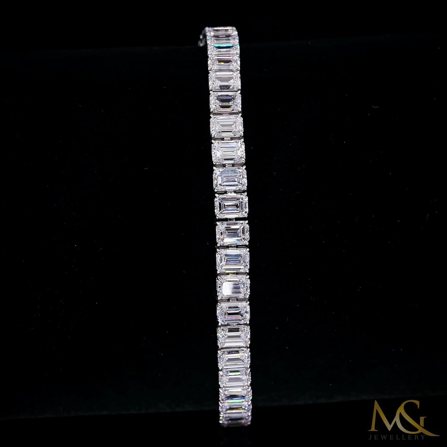 Lab-Grown Diamond Tennis Bracelet | B0731 | 14K White Gold