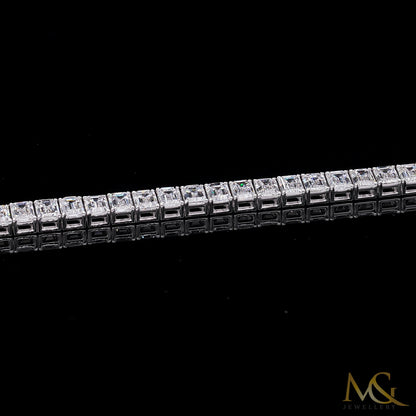 Lab-Grown Diamond Tennis Bracelet | B0731 | 14K White Gold