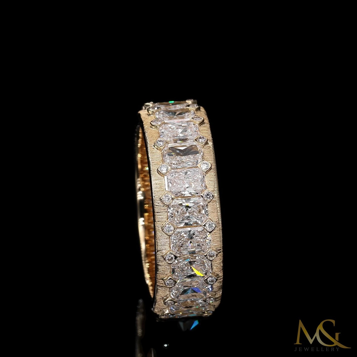 Men's Diamond Ring | R08069 | 14K Yellow Gold