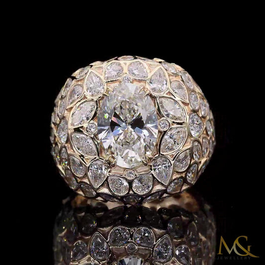 Men's Diamond Ring | R90190 | 10K Yellow Gold