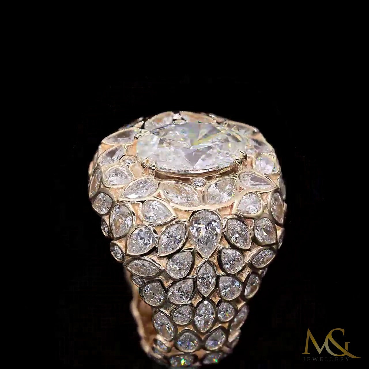 Men's Diamond Ring | R90190 | 10K Yellow Gold