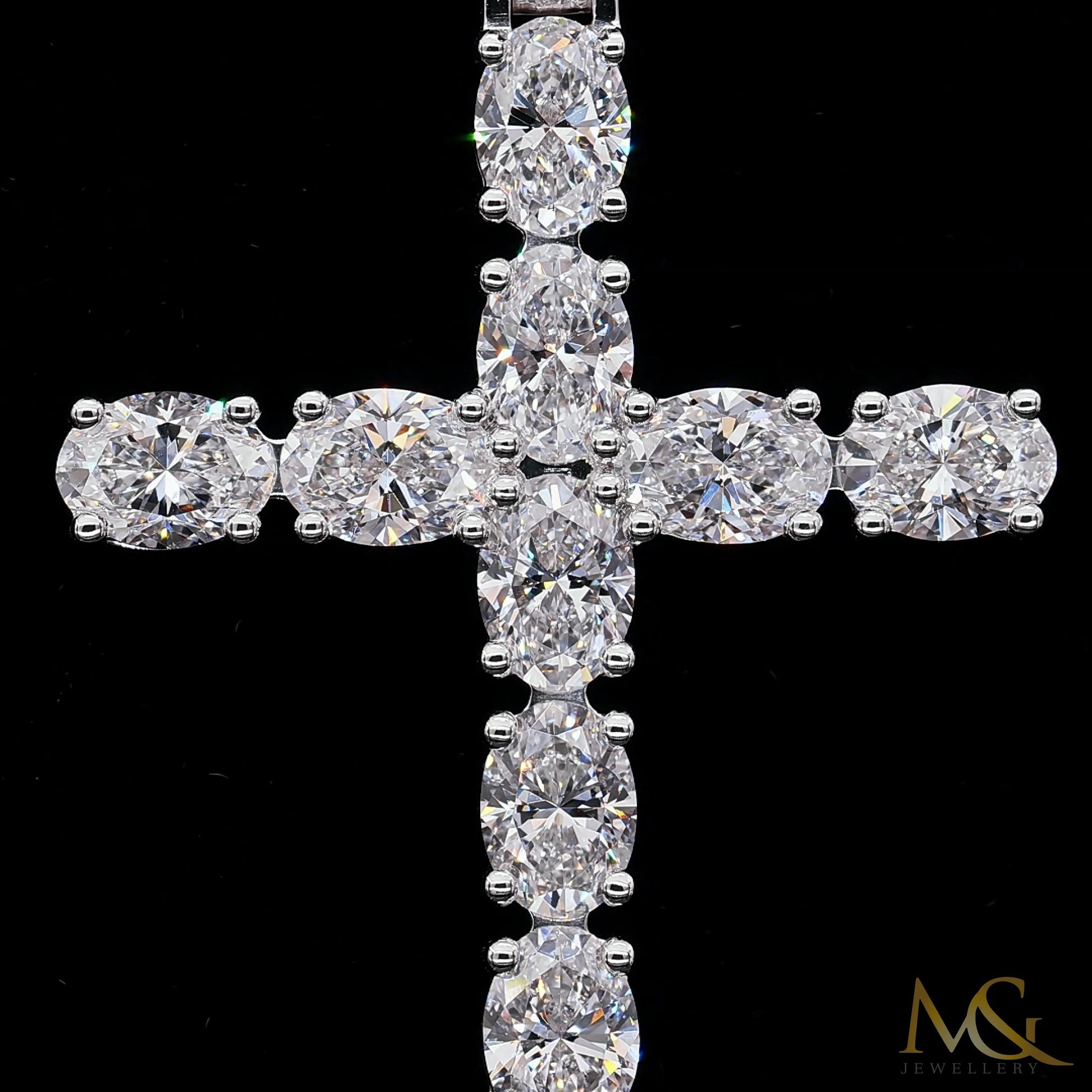 Diamond Cross Pendant P0795 - View 3