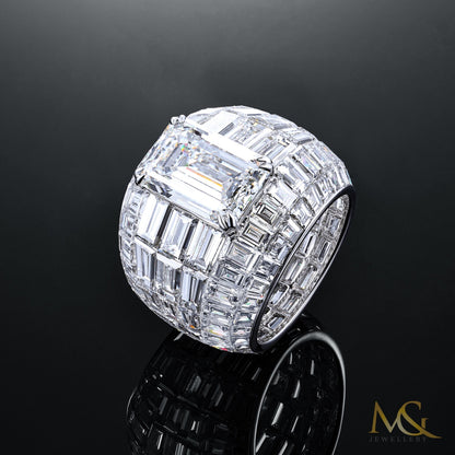 Invisible Cut Diamond Ring — 14K Gold | IGI Certified | A-R03011