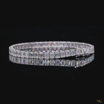 Lab-Grown Diamond Tennis Bracelet | B0731 | 14K White Gold