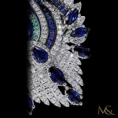 Lord Shiva brooch detail